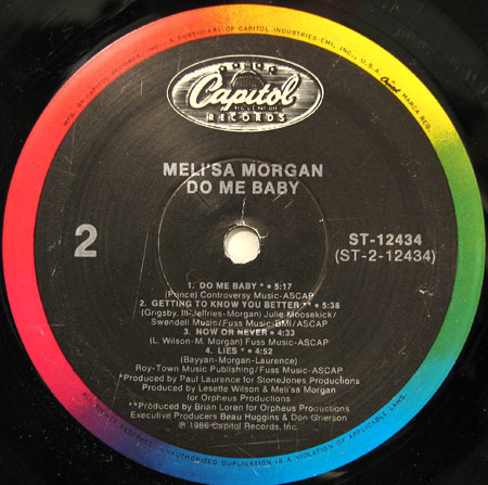 Meli'sa Morgan - Do Me Baby [RECORD STORE ROOM]